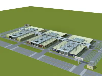 Commercial Building 3D model 88