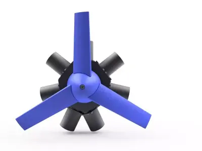 Motor Estrella 3D model