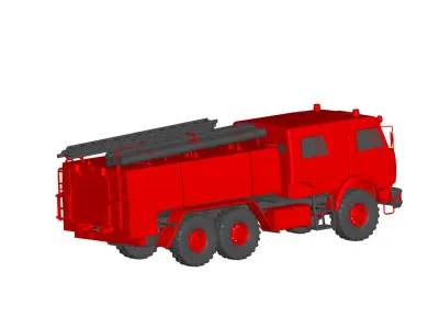 FIRE TRUCK 3D model by truck-3d from CGTrader