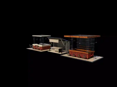 Coffee Shop Design 3D model purchase