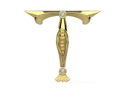 Alphabet Latin T 3D print model purchase