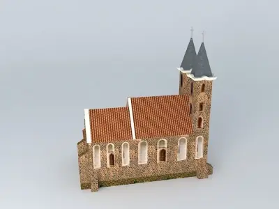 Árpási Árpádházi church Free 3D model