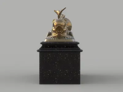 Ao Fish sculpture 3D model purchase