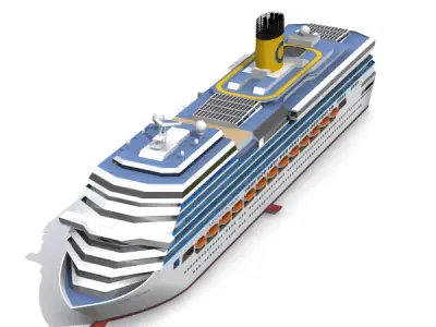 Costa Concordia 3D model