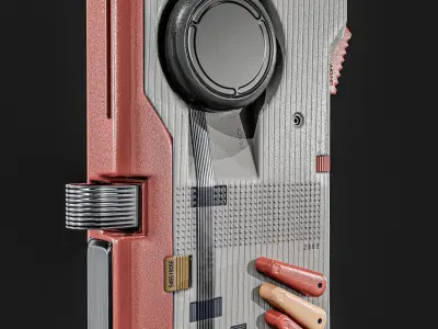 Sci-fi Controller  Device Low-poly 3D model