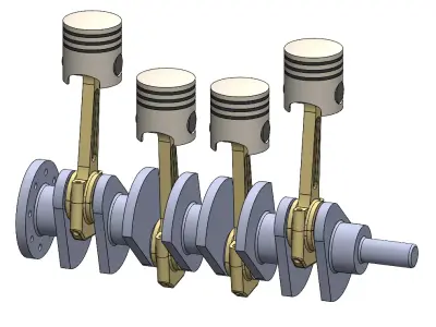 Crankshaft 3D print model purchase