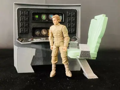 USS Enterprise Bridge Science Station - The Wrath of Khan 3D print model