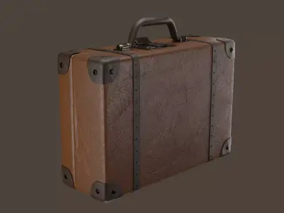 Old suitcase 3D model