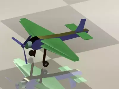 Toy plane Free 3D model