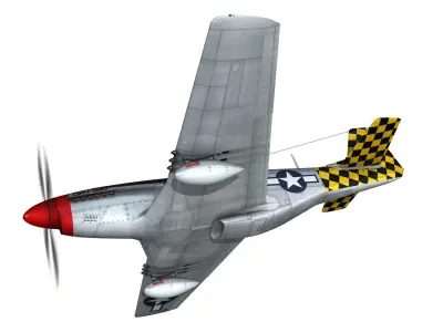North American P-51D Mustang - Shu Shu 3D model