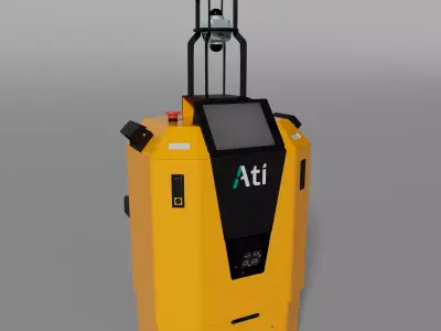 Ati Package Lifter Robot Low-poly 3D model