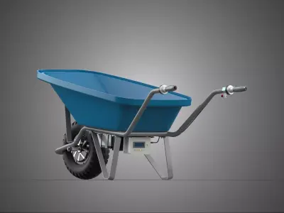 MOTORISED RIM WHEELHUB WHEELBARROW BARROW BRUSHLESS MOTOR SYSTEM 3D model