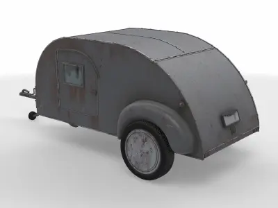 teardrop trailer 3D model