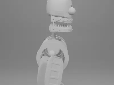 The Fnaf Skeleton Low-poly 3D model