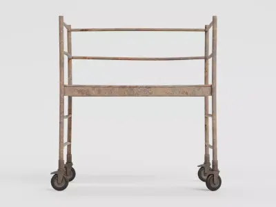 -Old Scaffolding V5- 3D model