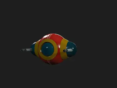Drone L300C19 Low-poly 3D model