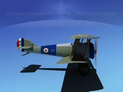 Sopwith Camel 3D model V7