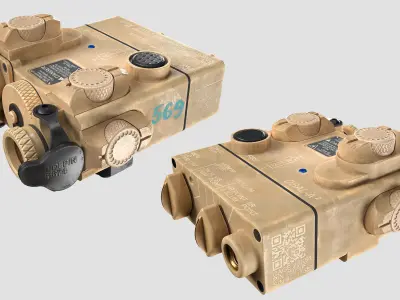 Aiming Device Low-poly 3D model