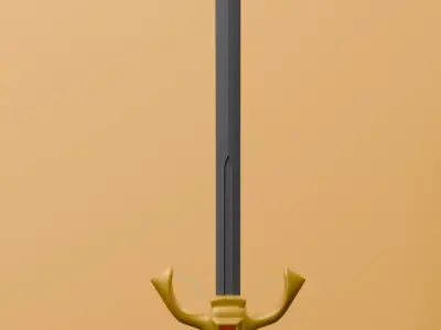 sword 3D model 17