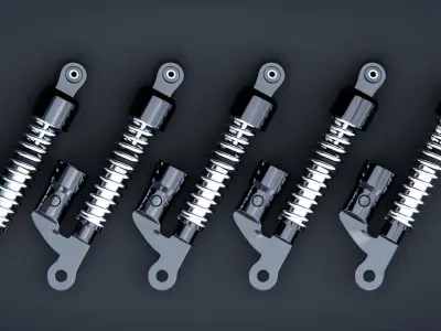 Suspension-Shock Absorber 3D model
