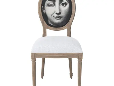 Piero Fornasetti Chair-03 3D model