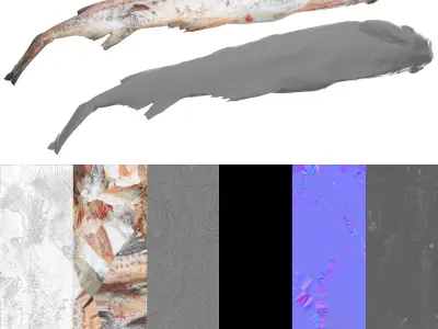 Seafood Shops Pack 02 3D model