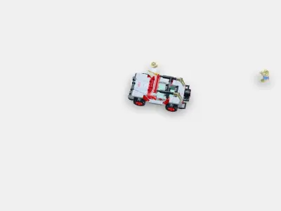 LEGO Jurassic World 76960 Brachiosaurus adventure Low-poly 3D model