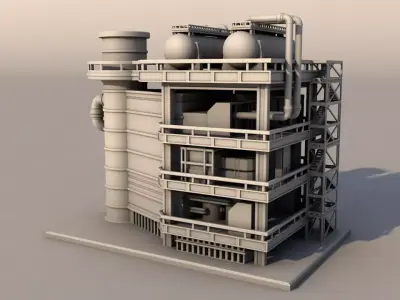 Factory for 3Dprint 3D print model