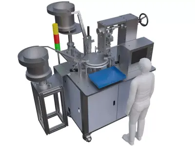 Automatic riveting machine 3D model