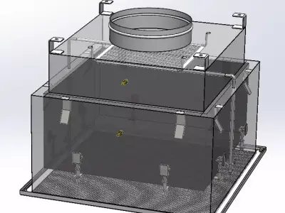 HepaBox For Clean Room - Full CAD Design 3D model