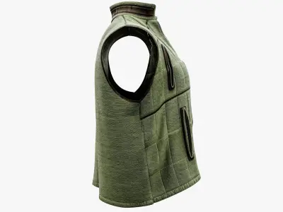 Military Light Vest Low-poly 3D model
