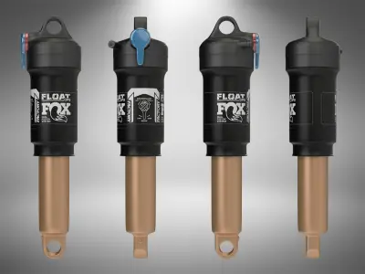 Fox Float Bike Suspension 3D model