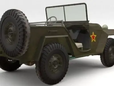 Military vehicle 3D model