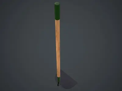 Hoe 3A Low-poly 3D model