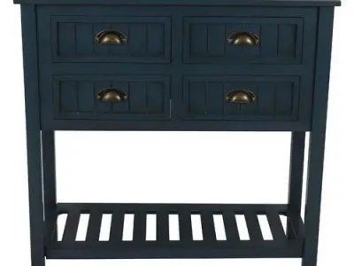 Bull Antique Navy Rosas Console Table 3D model