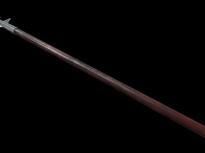 Viking Spear Low-poly 3D model