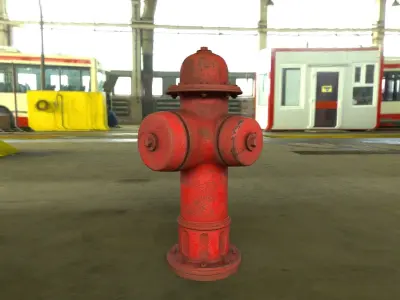 3D Hydrant Free 3D model