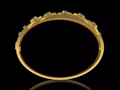 Art Deco Bracelet 40 3D print model