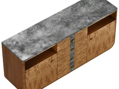 Basil Sideboard by Soho Home 3D model
