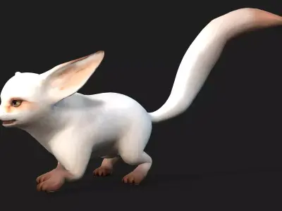 Fox A5 Free low-poly 3D model