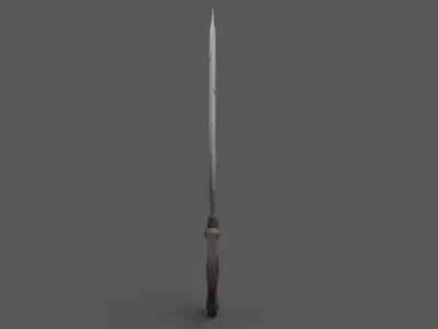 Eclipse Saber Sword Low-poly 3D model