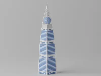 Al Faisaliah Center Riyadh Saudi Arabia 3D model