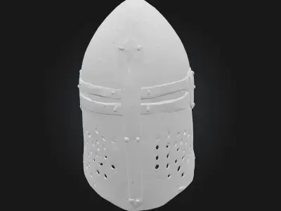 Crusader Helm 3D model