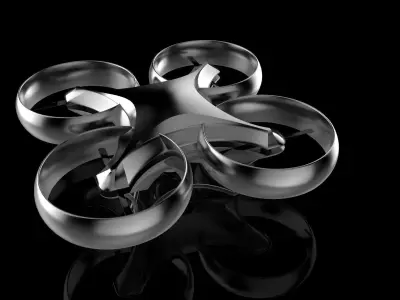 Sci-fi Drone 3D model get