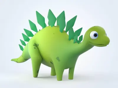 Stegosaurus 3D model