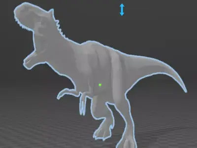 Majungasaurus t-rex 3D print model
