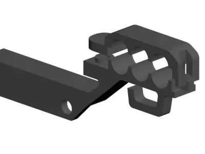 Replacement part IF560 Wire Holder for Kyosho MP10 TKI2 3D print model