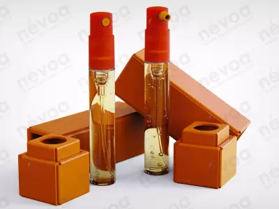 Vial Series - Mist sprayer - Cream pump - 4 ml 3D Model Pack
