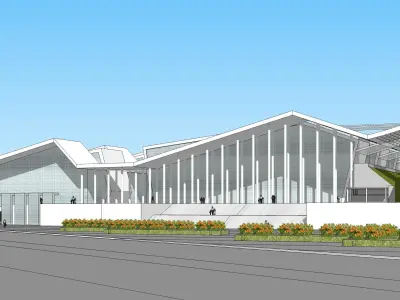 Sketchup Sport Building F4 3D model