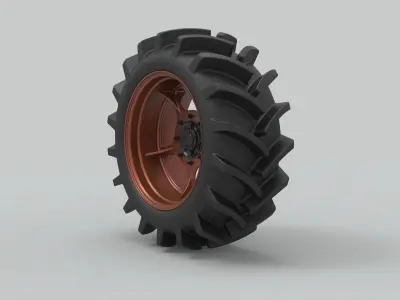 Offroad wheel 27 3D model